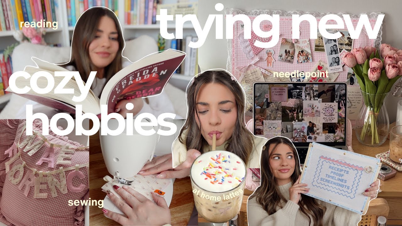 Заменяем скучное пролистывание ленты новостей уютными хобби📱☕️🎀📖 *6 новых хобби на 2026 год*