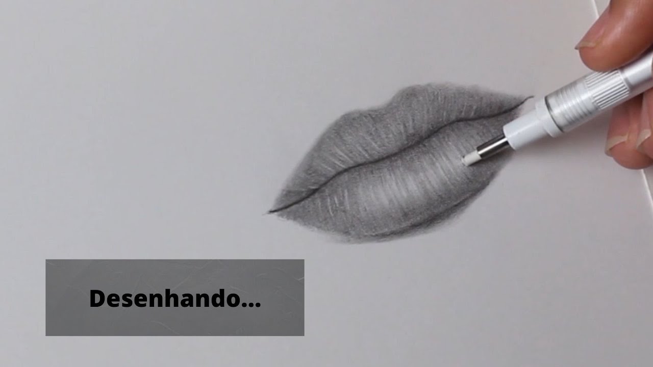 Desenhando Boca Realista Simples| INICIANTES