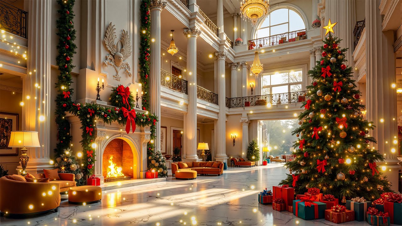 Luxury Hotel Lounge Music In Europe - Sweet Saxophone Melody And A Peaceful New Year Atmosphere