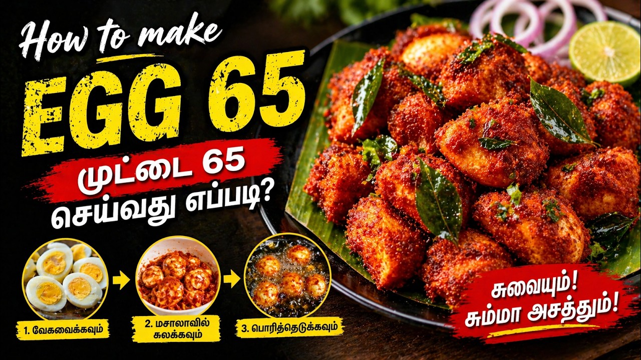 இத Try பன்னுங்க Incredible Spicy Egg Recipes | EGG 65 CHILLI 🤤