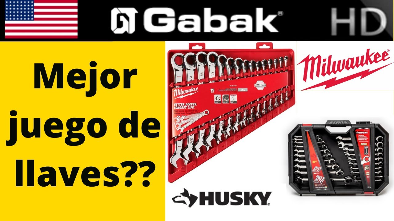 Llaves fijas Husky VS Milwaukee con cricket - GabakTech