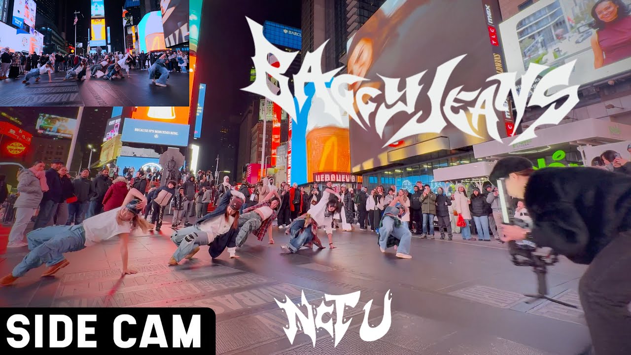 [SIDE CAM | KPOP IN PUBLIC TIMES SQUARE | ONE TAKE] NCT U (엔시티 유) - ‘Baggy Jeans’ | Dance Cover
