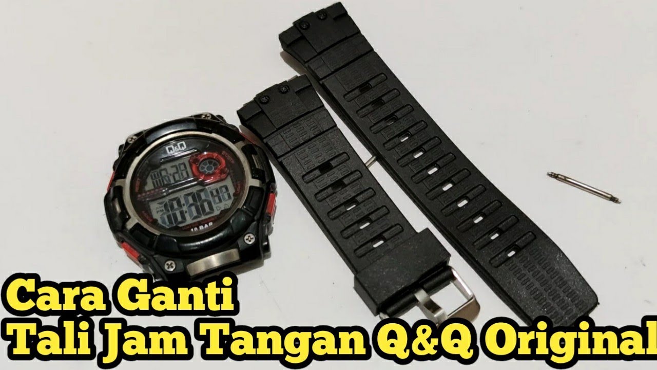 Cara Ganti Tali Jam Tangan Q&Q original