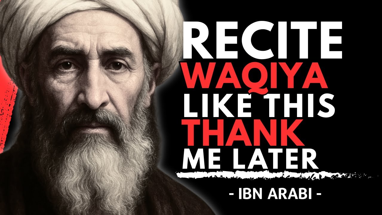 RECITE Surah Al Waqi'ah Like This Tonight, Miracles Will Happen | Ibn Arabi