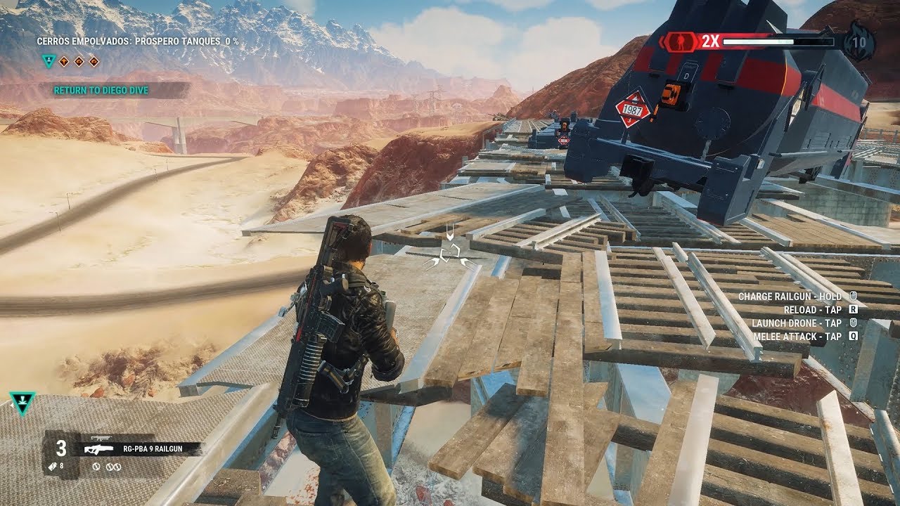 Just Cause 4 Spring Update - Wrecking Train Bridges