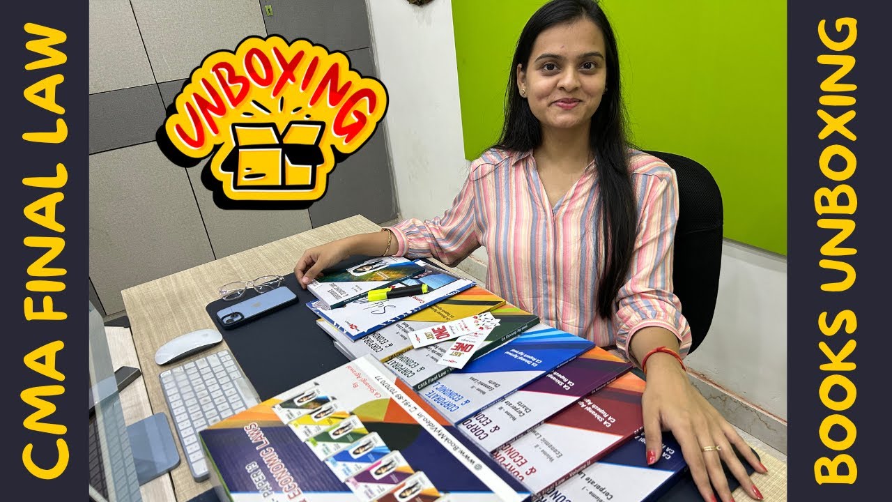 CMA Final Law Books Unboxing | New Edition for June 25/ Dec 25 | CA Shivangi Agrawal