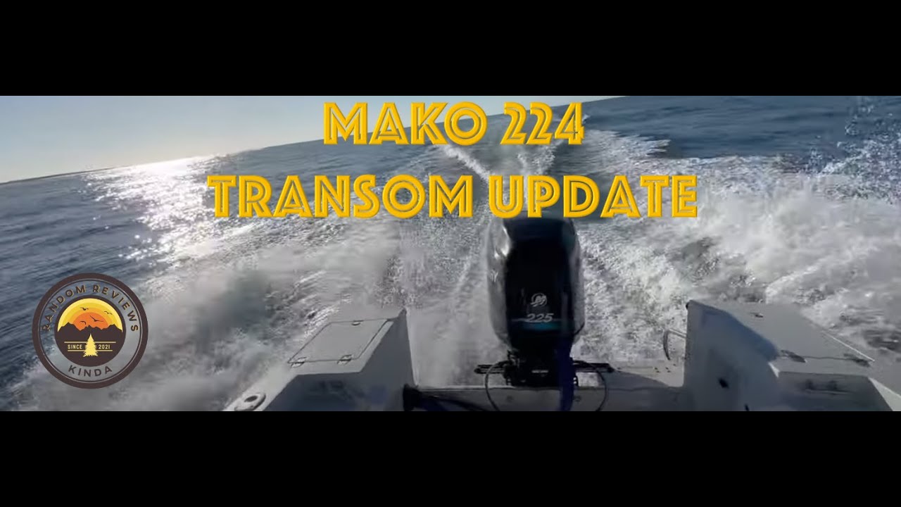1983 Mako 224 Transom Repair