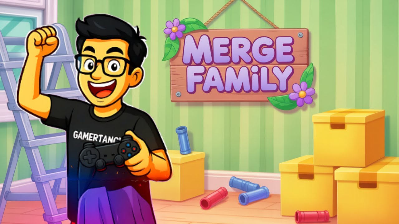 🛋️ Ghar Ko Wapas Sajao! | Merge Family Game Ki Nayi Shuruaat Puzzle Gameplay