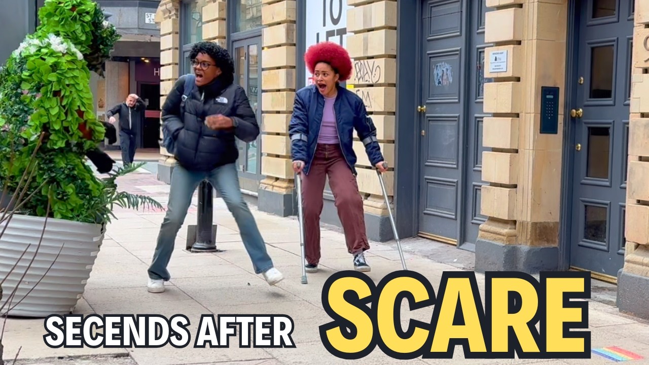 SCARE PRANKS OF BUSHMAN PRANK AWESOME REACTION