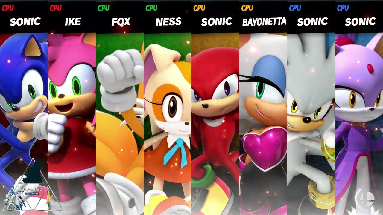 SMASH MODS ULTIMATE:  JOSHUA'S REQUESTED TEAM SONIC BATTLE