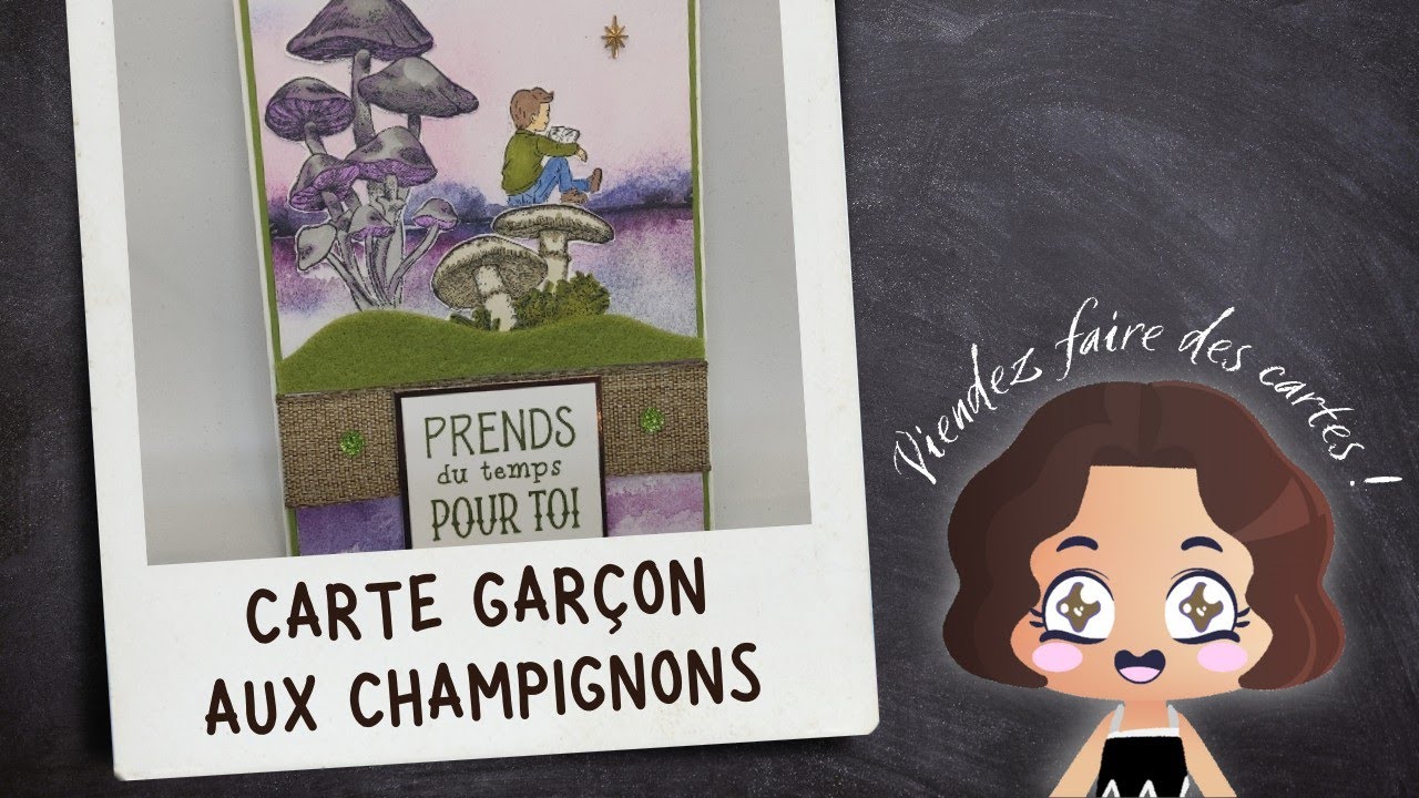 Atelier Kit du Grenier 20/11/25 : Carte garçon aux champignons 