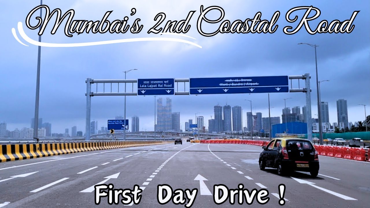 FIRST DAY DRIVE 🚗 IN 2nd TUNNEL MUMBAI COASTAL ROAD | Marine Drive To Haji Ali