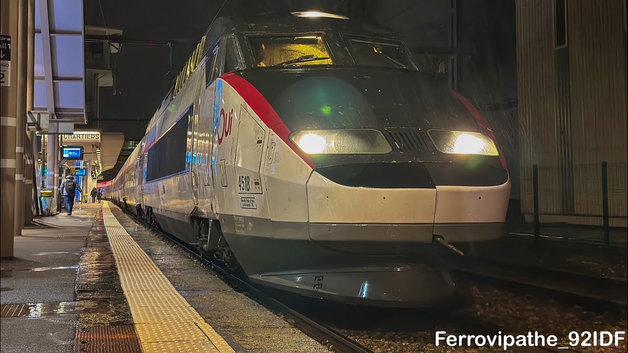 Départ des UM TGV Tricourant
