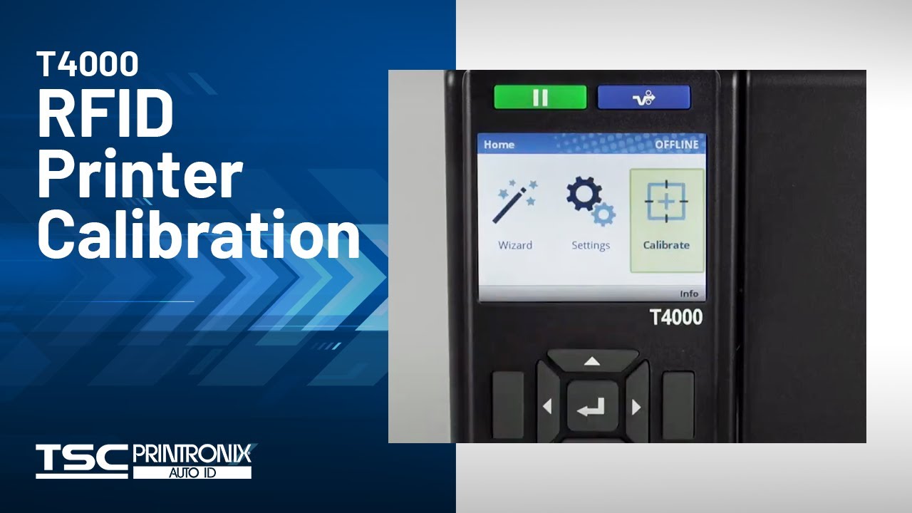 Printronix Auto ID T4000 RFID Printer Calibration