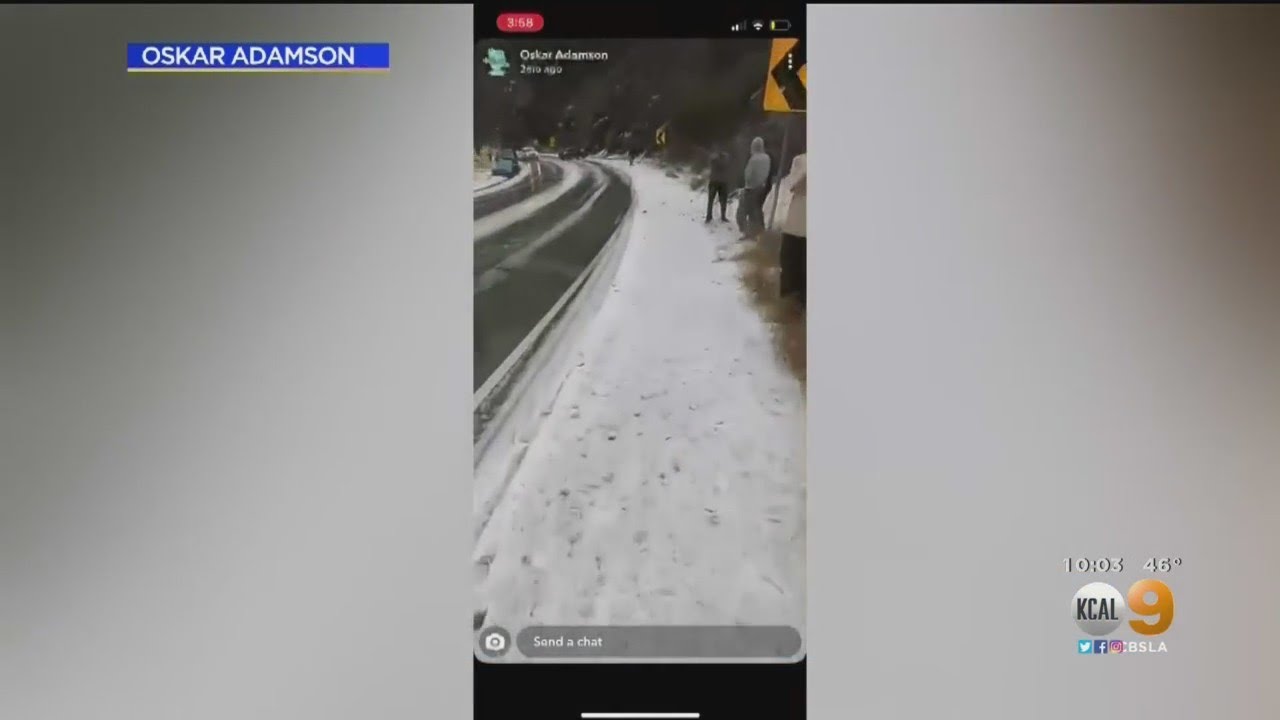 Wet, Cold Weather Bearing Down On Southern California