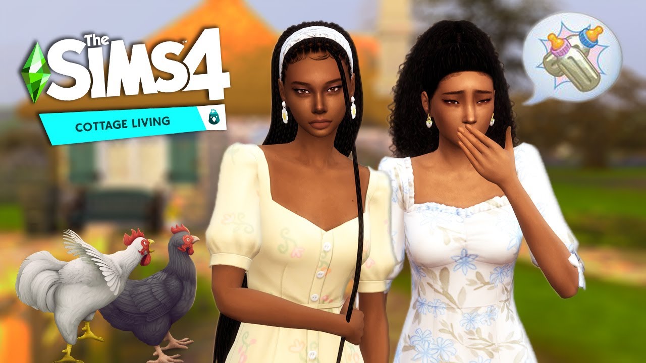 lets runaway to the countryside || Sims 4 Cottage Living #1