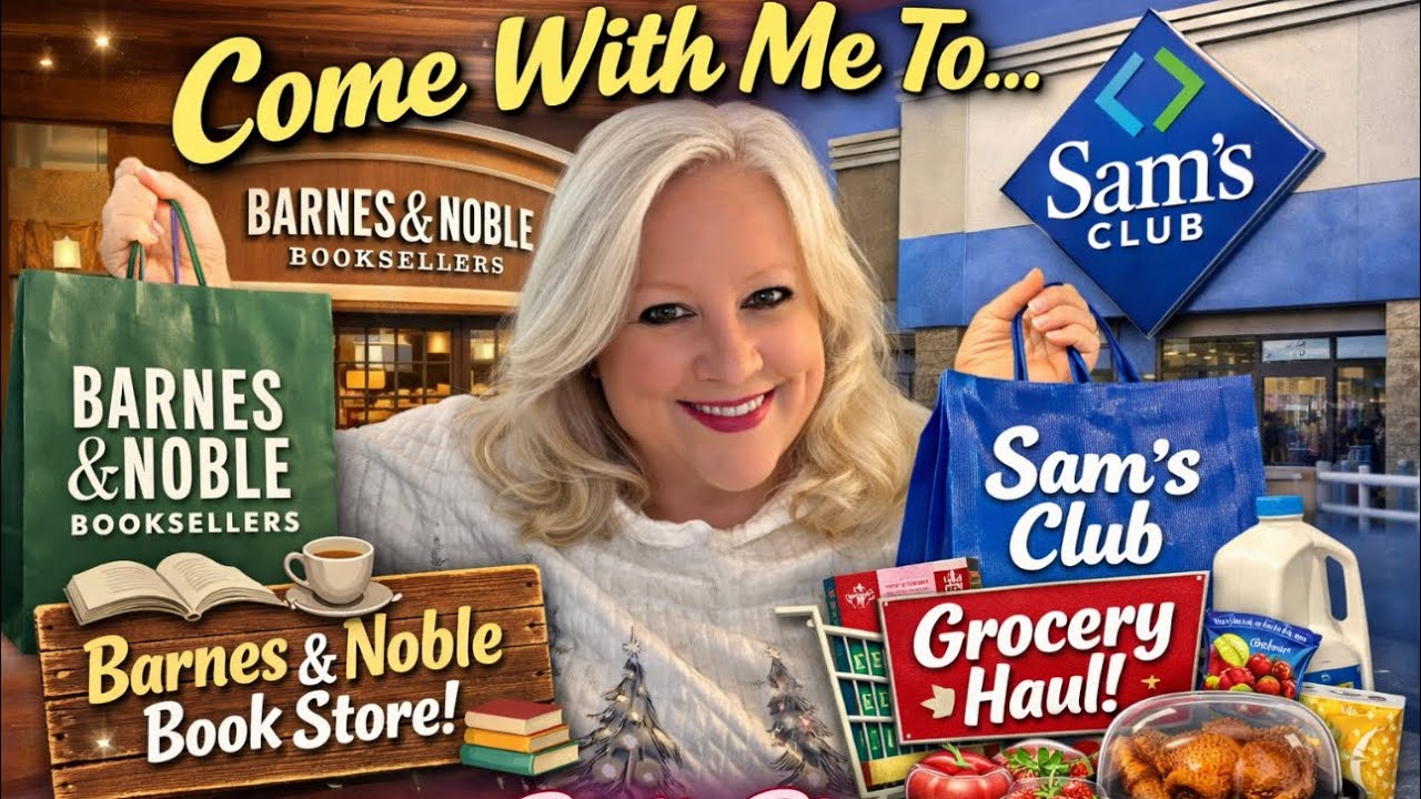 Покупки в Sam’s Club и посещение книжного магазина Barnes & Noble.