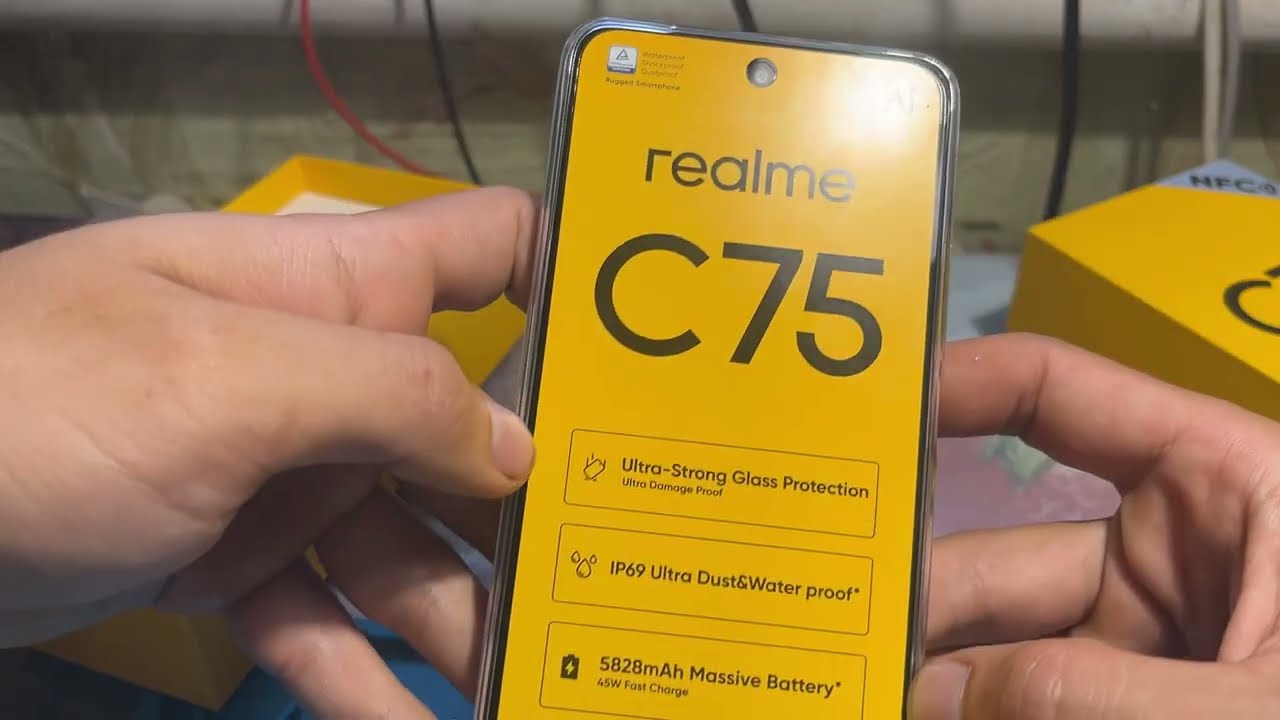 Realme C75 RMX3941 Обзор распаковка смартфон 2025 года