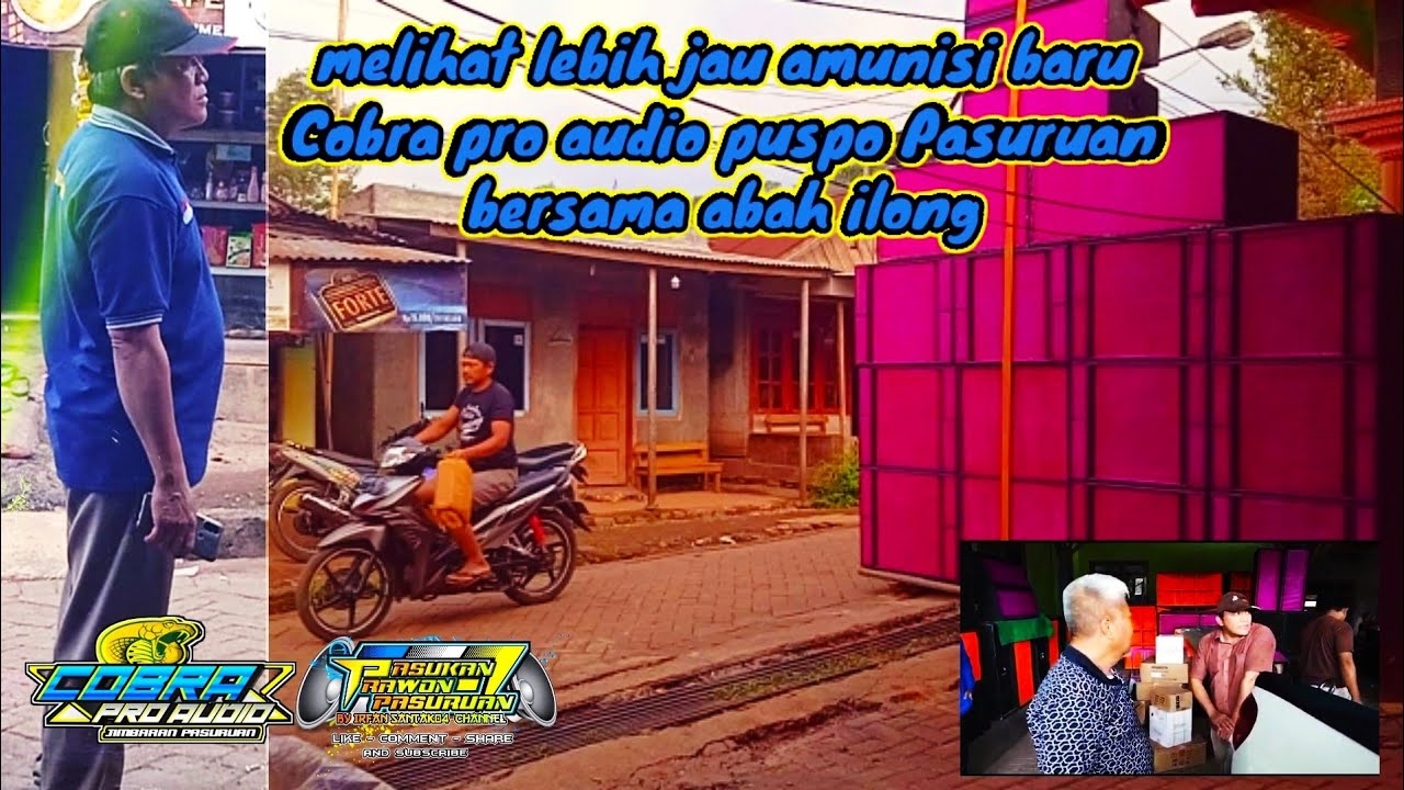 kunjungan abah aliong SPL ke markas cobra pro audio Jimbaran Puspo Pasuruan....