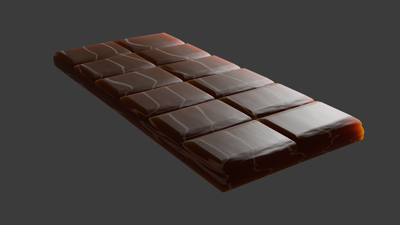 Blender Tutorial  Making a Chocolate Bar