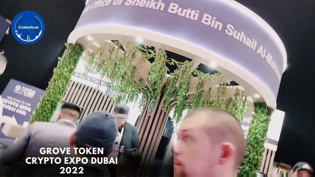Grove Token @thecryptoexpo Dubai 2022 , #grovetoken #cryptoexpodubai #dubai #grovecollaborative