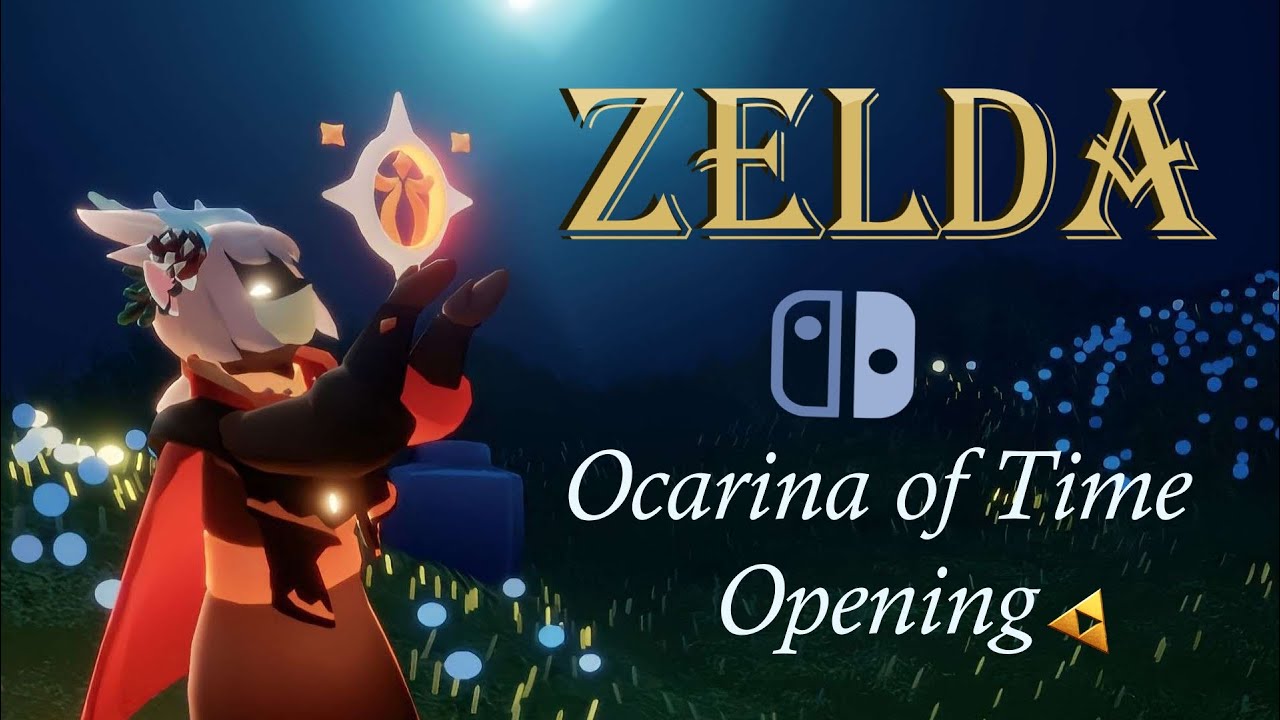 🎇Sky: CotL - Zelda OoT title theme [Aurora's voice instrument] 🎶 Switch controller