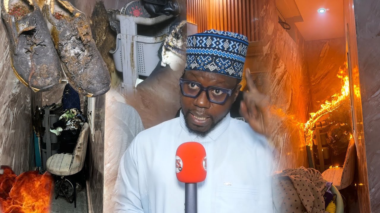 DU JAMAIS VU !!! UN INCENDIE MYSTERIEUX A LA RÉSIDENCE  DE THIERNO MOULEYE SOW