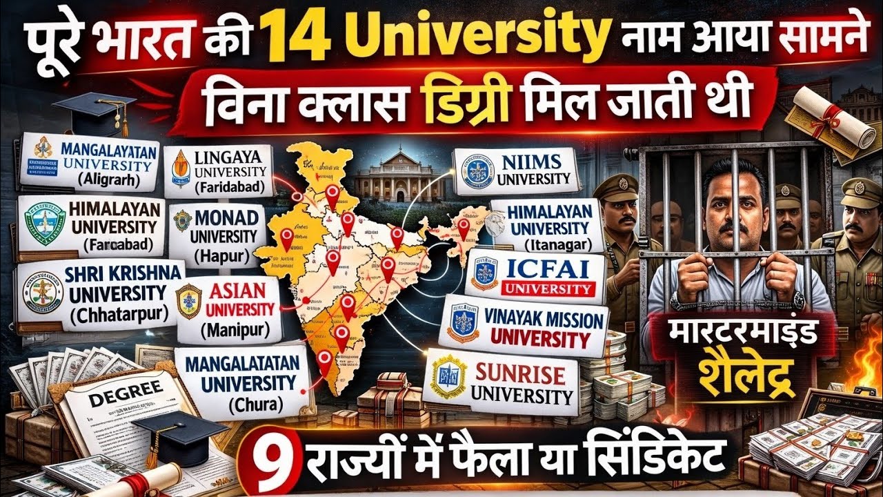 Degree Verification क्यों जरूरी? छात्रों के लिए जरूरी खबर ⚠️ 14 Universities से जुड़ा बड़ा खुलासा | 