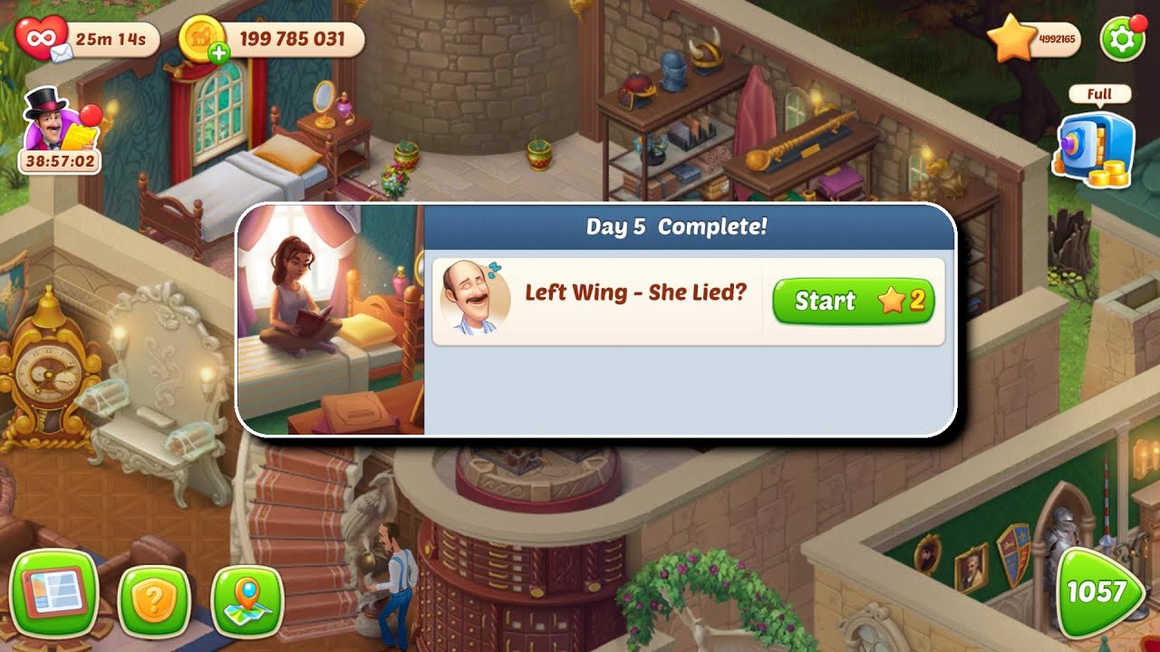 Homescapes Mountain Estate (#11) - Left Wing Day 5 - Android Gameplay