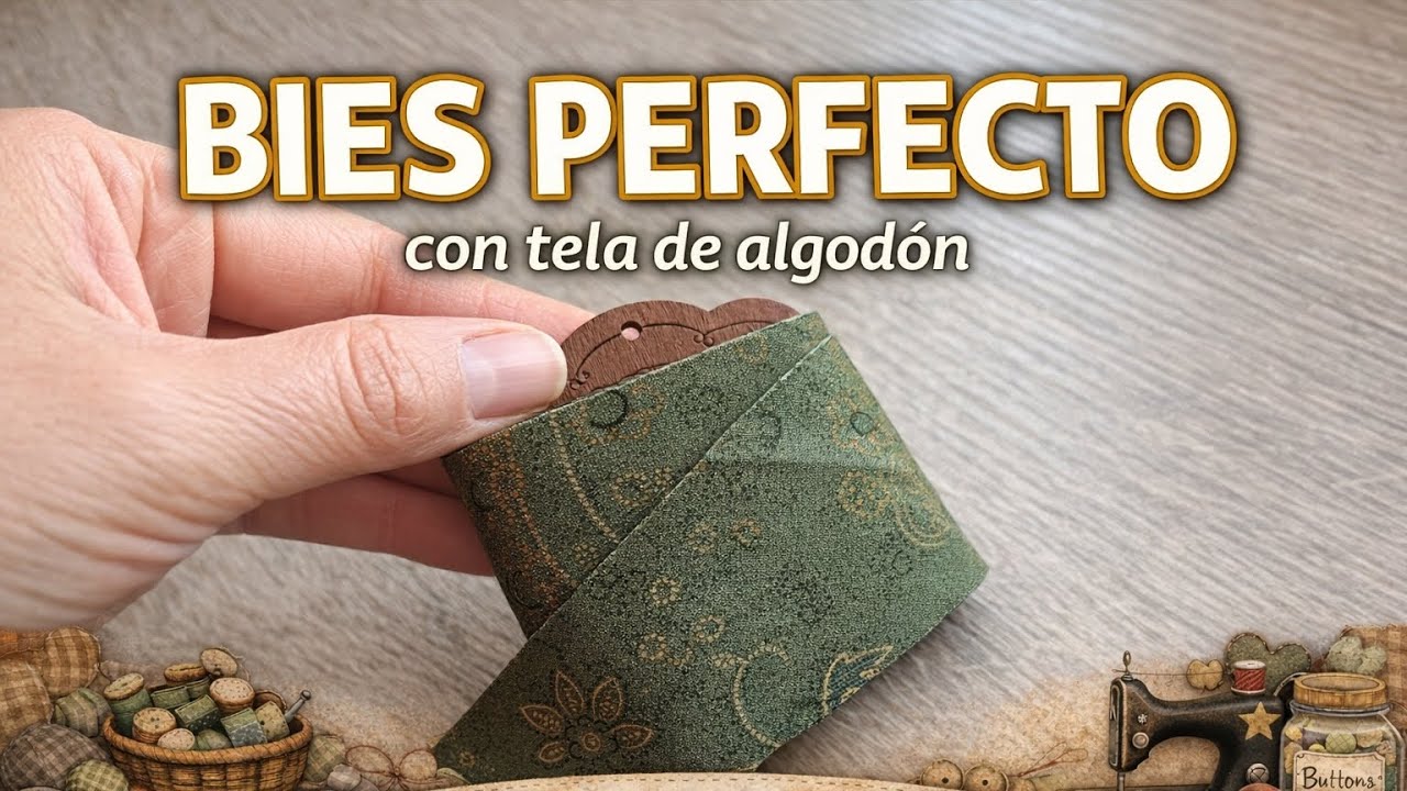 Como hacer BIES con tela de algodón PASO A PASO