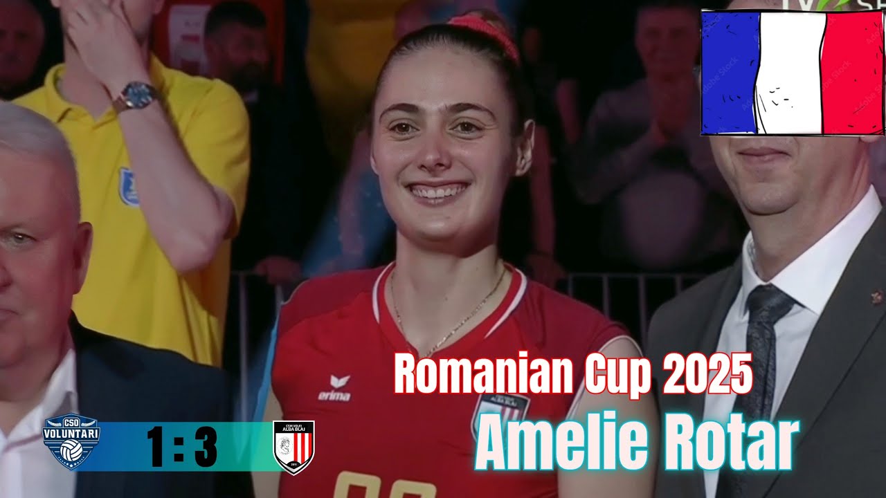 [Romanian Cup 2025] [CSM Volei Alba-Blaj vs CSO Voluntari 2005] [Amelie Rotar]