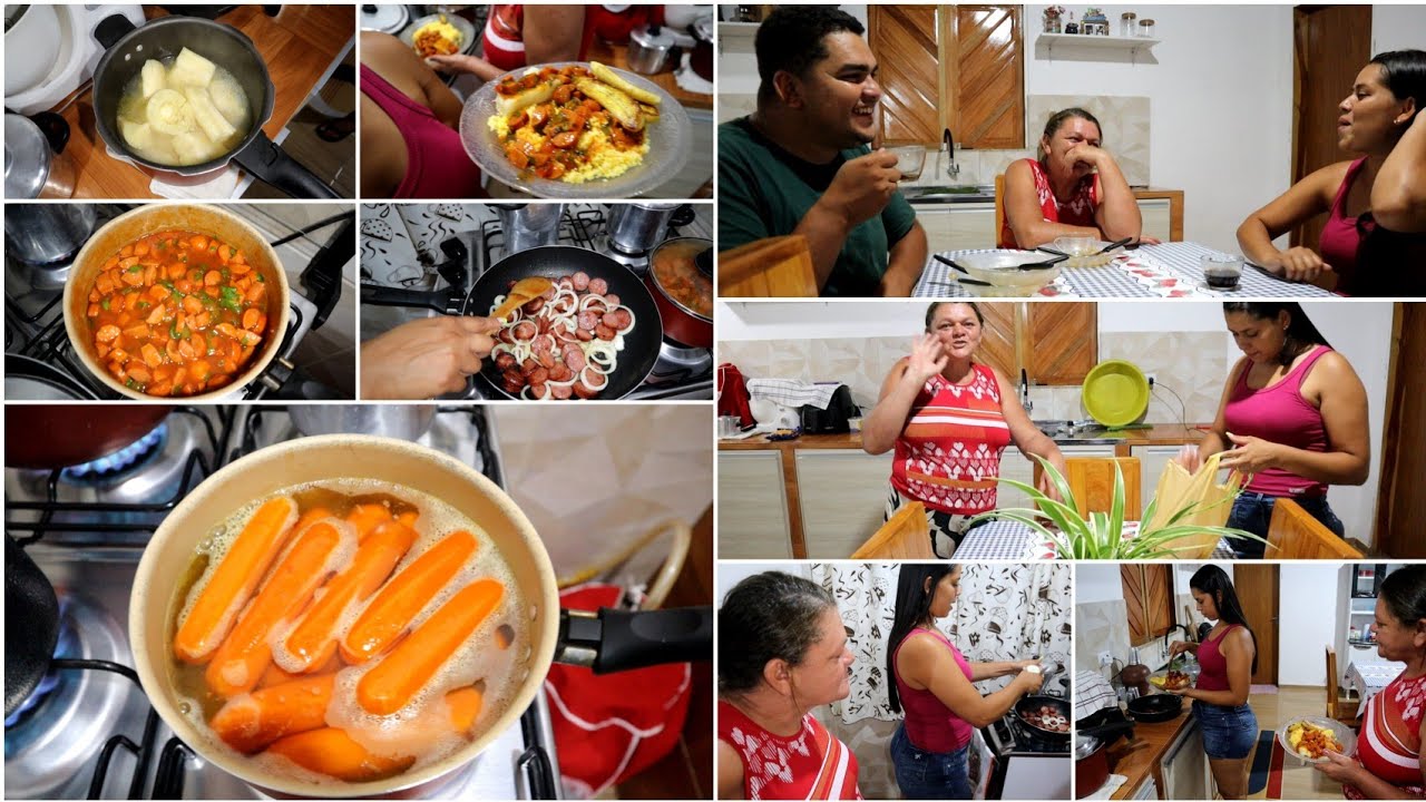 VINHERAM DIVERTIR MINHA NOITE🌙🥰 + FIZEMOS JUNTAS O JANTAR 😋 MELHOR MOLHO DE SALSICHA + CALABRESA 🤤