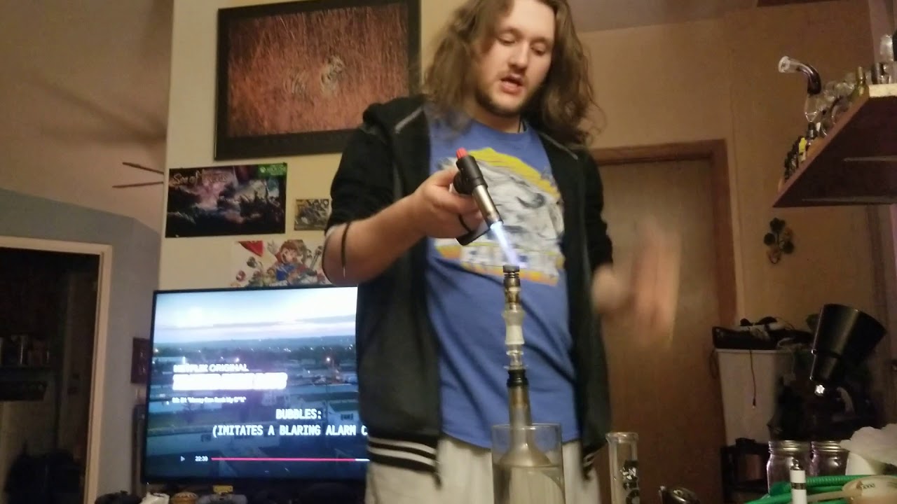 Gravity bong dab