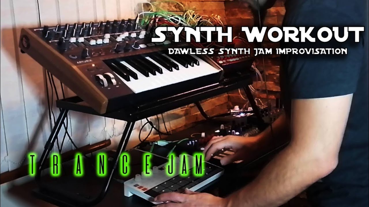 Trance Jam (minibrute2, microfreak, picosystem, uno drum)