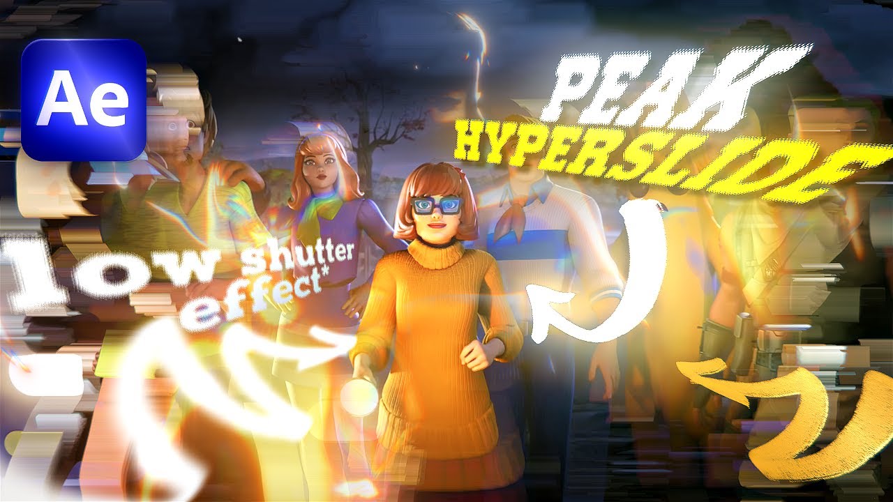 Переход Flow HYPERSLIDE | Учебное пособие по After Effects