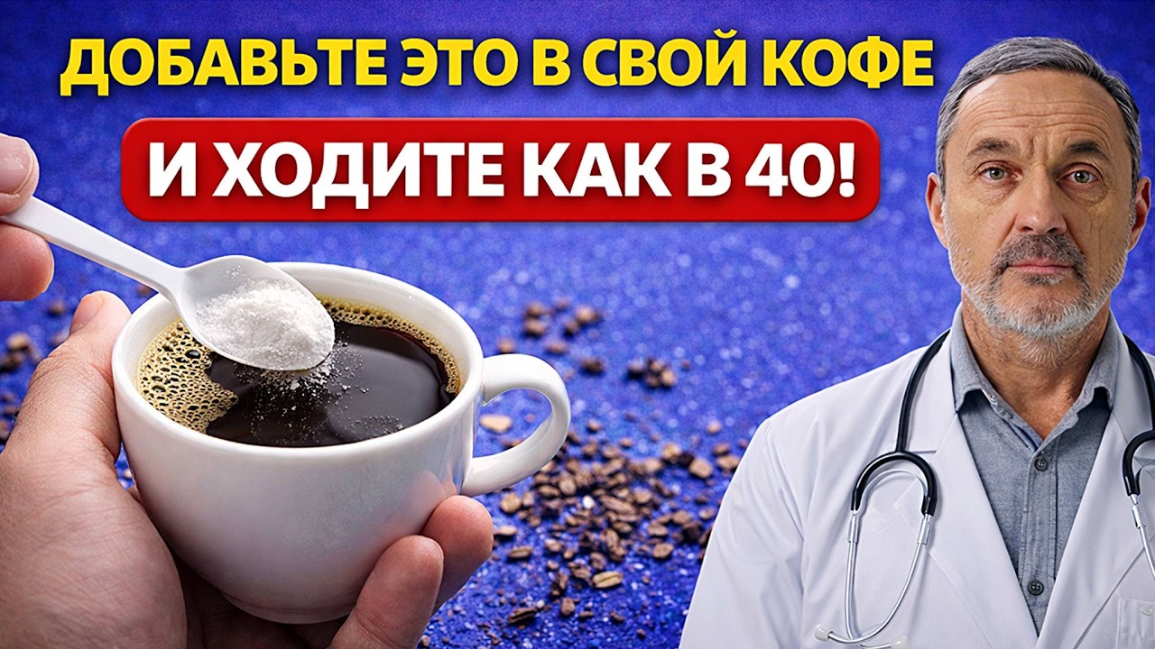 Суставы «высохли»? Добавьте ЭТО в утренний кофе, чтобы вернуть смазку в 60+