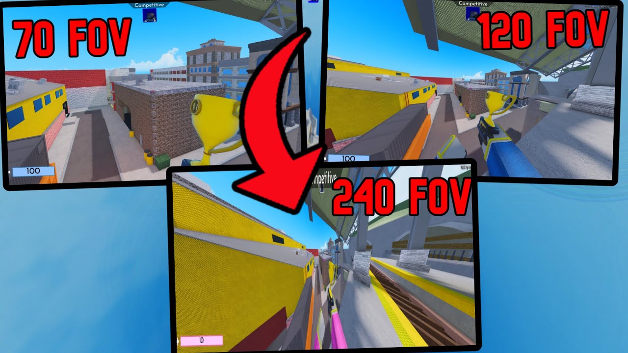 70 vs 120 vs 240 FOVs.. (Roblox Arsenal)
