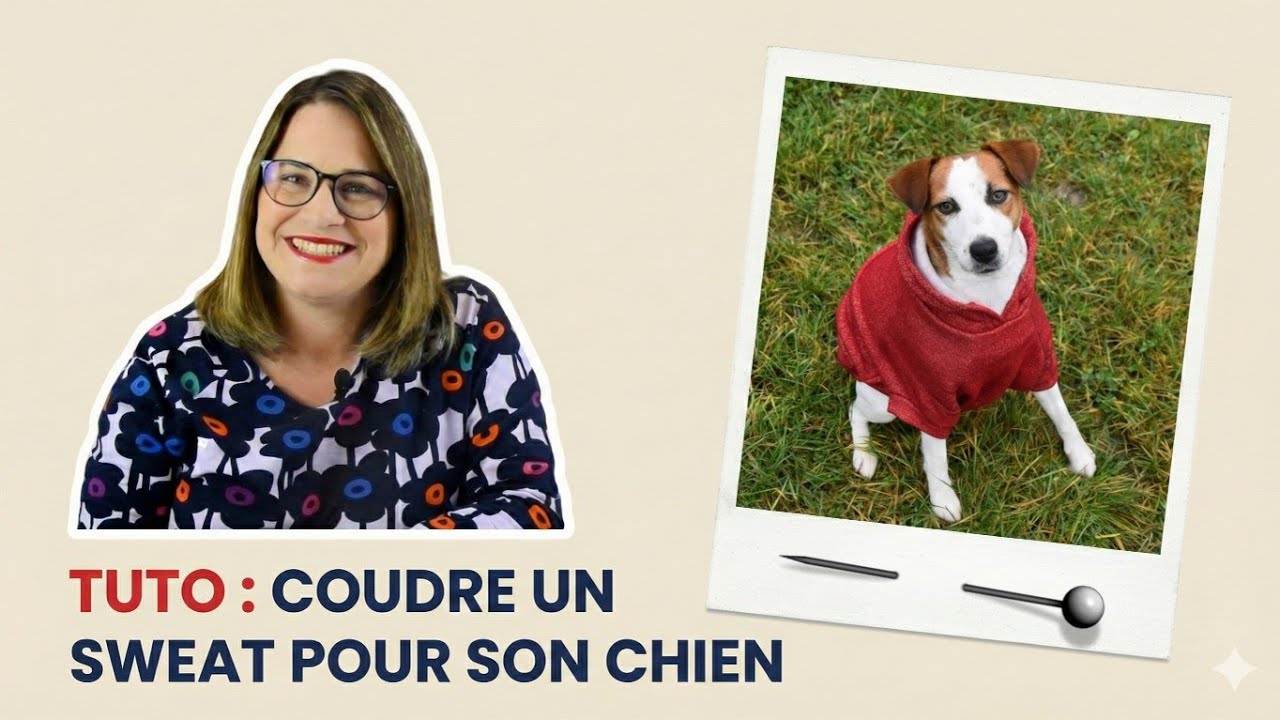 Tuto Couture : Créer un sweat pour son chien / Plusieurs tailles / By PopO