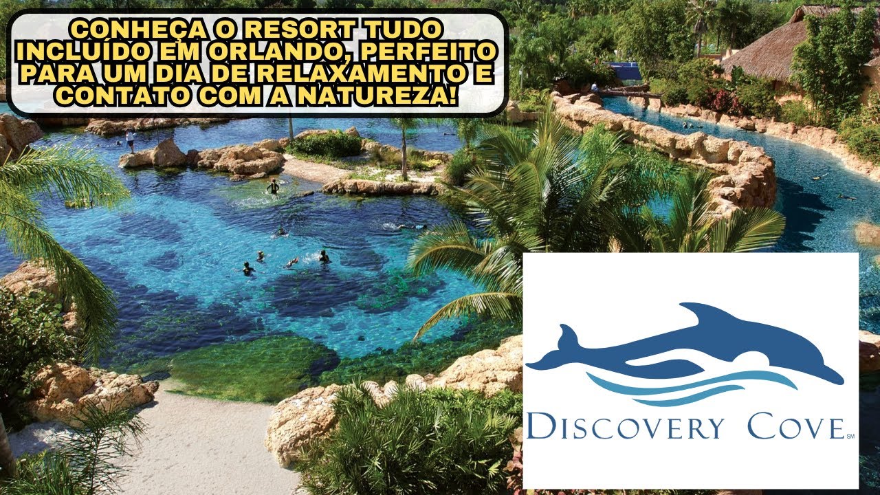 DISCOVERY COVE - MELHOR OPÇÃO PARA APROVEITAR A NATUREZA EM ORLANDO! TOUR COMPLETO!