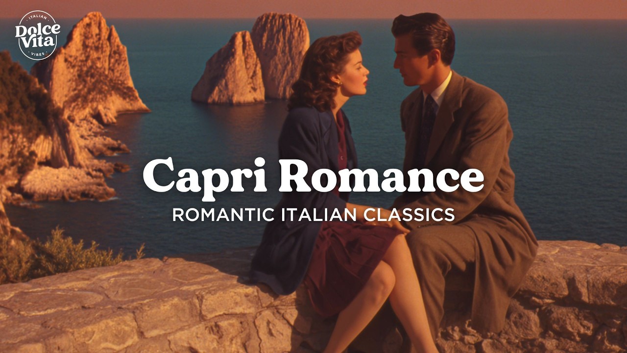 Capri Romance 🌙 | Vintage Italian Love Songs & Traditional Romantic 1950s Classics