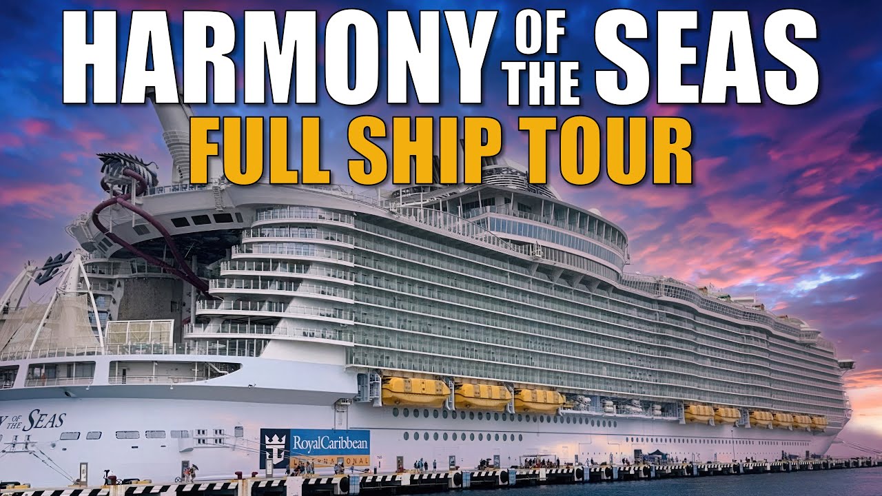 Harmony of the Seas Walking Tour – Explore the MUST-SEE Neighborhoods & Decks!