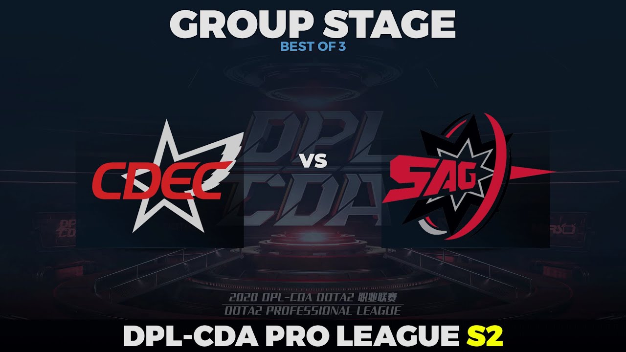 CDEC vs SAG Game 1 - DPL-CDA Season 2: Group Stage w/ MLP & johnxfire