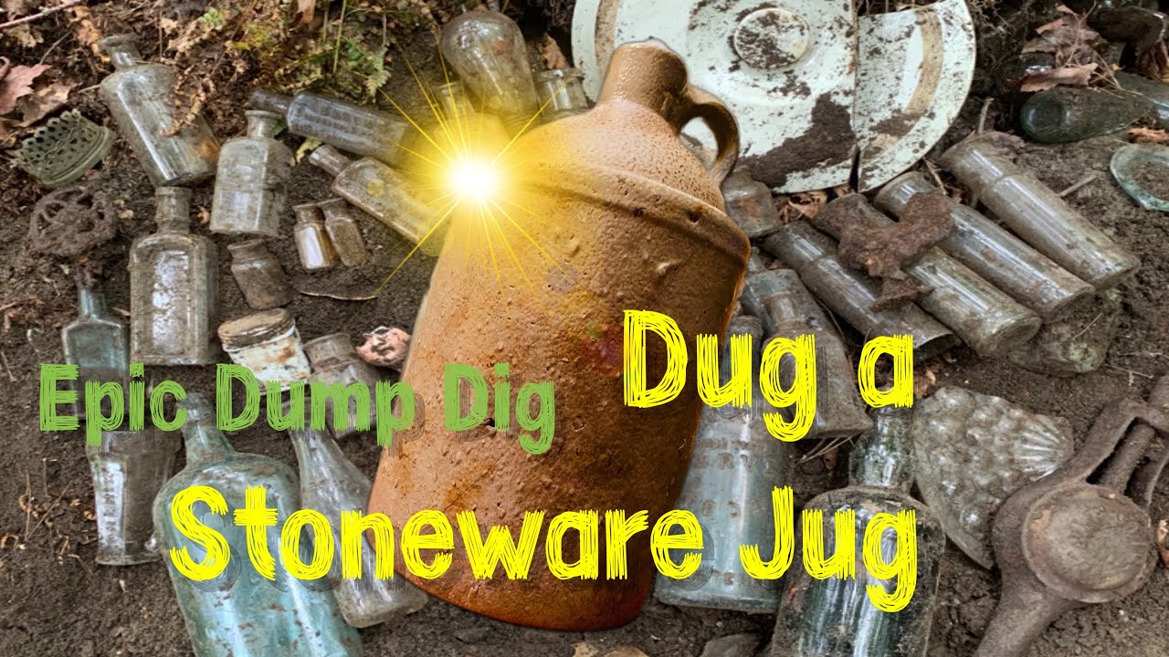 Epic day bottle digging Vermont 100 year old jug found