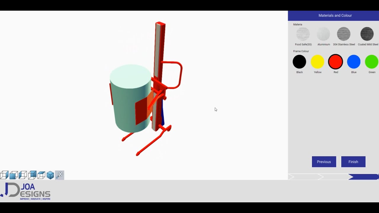 Manual Handling Lifting System | Product configurator | Driveworks Pro
