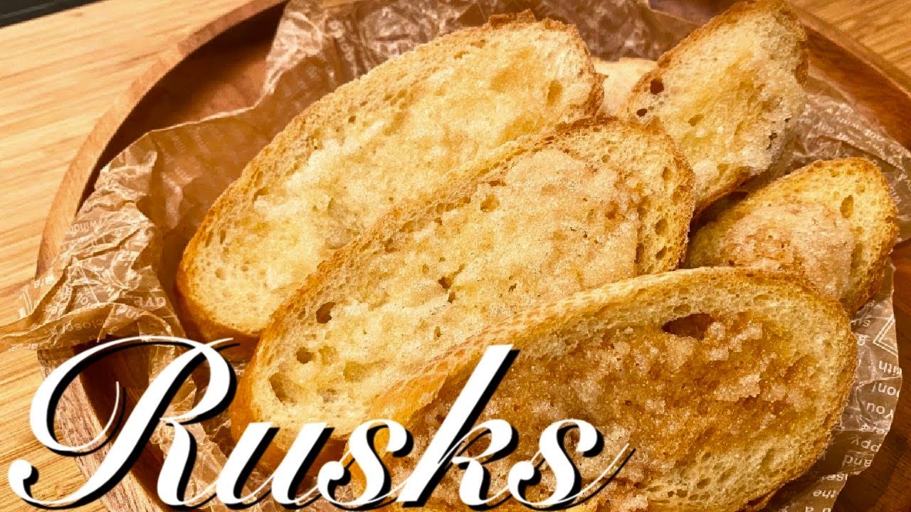 [簡単すぎるラスクの作り方]材料3つ！！余ったフランスパンでできるRusk