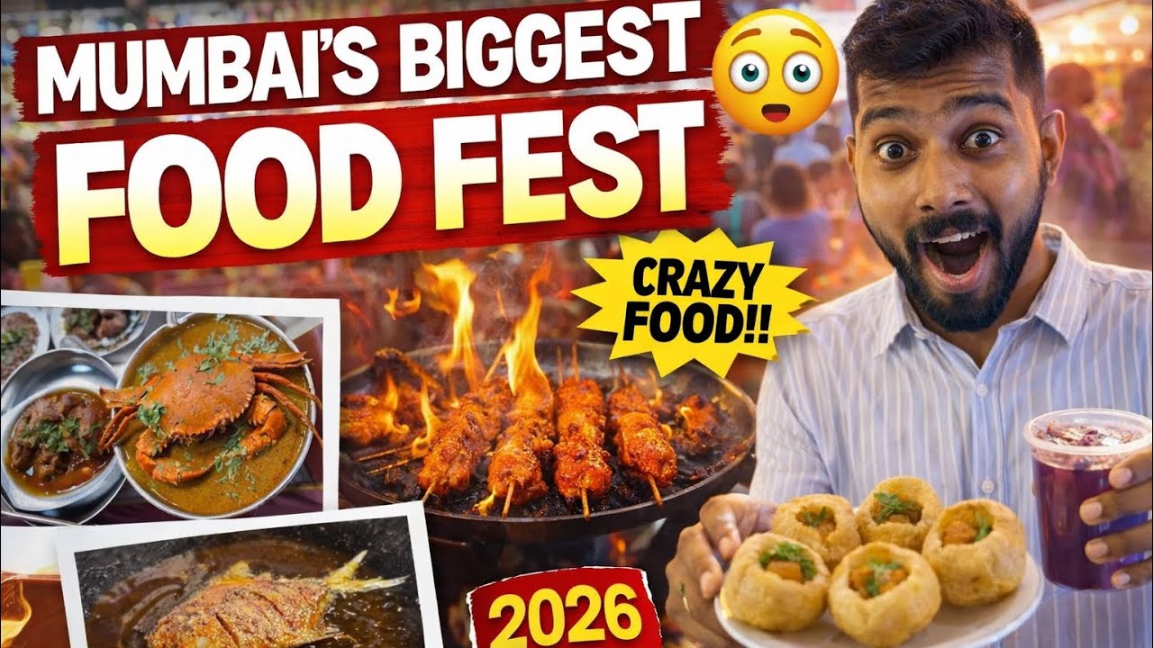 Mumbai’s Parel Food Fest 2026 Biggest Food Heaven in Mumbai 🍽️🔥#food #foodie #vlog  #viral #video 