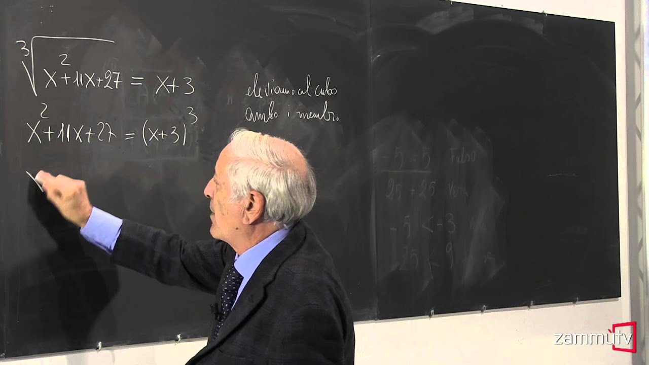 Corso zero di matematica: passiamo agli esercizi / Unità 11 - Equazioni irrazionali