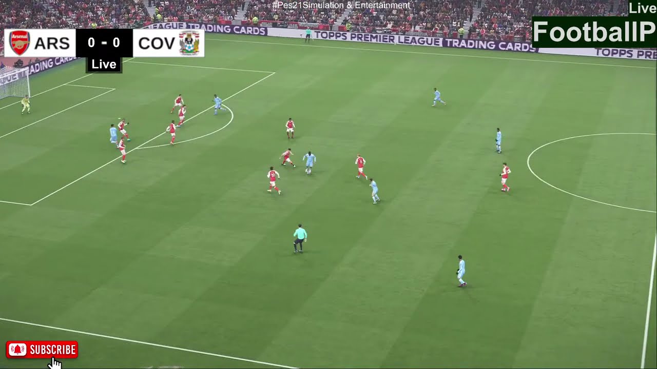 🔴 LIVE: Arsenal vs Coventry City Match | Premier League 2026/2027 | PES 2021 Match Simulation