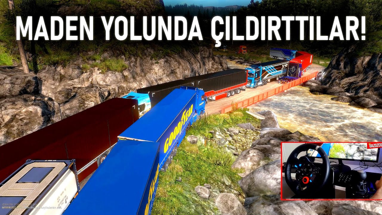 ÇILDIRTTILAR! - ÇİFT DORSE İLE KİRKENES MADEN YOLU - ETS 2 MP ProMods (G29)