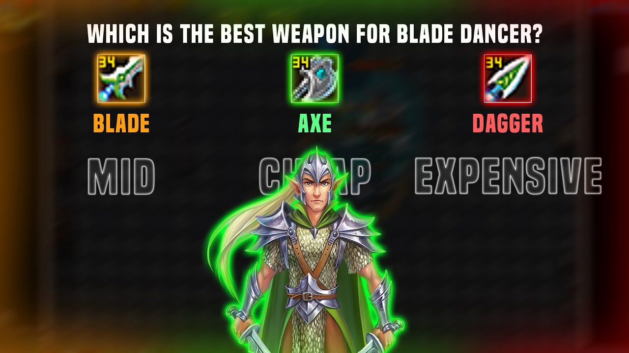 Dagger, Axe or Blade - Which is the best weapon for the Blade Dancer - Warspear Online